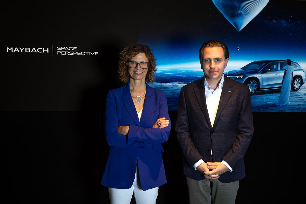 Mercedes-Maybach und Space Perspective bieten Einblick in die Weiten des Weltalls