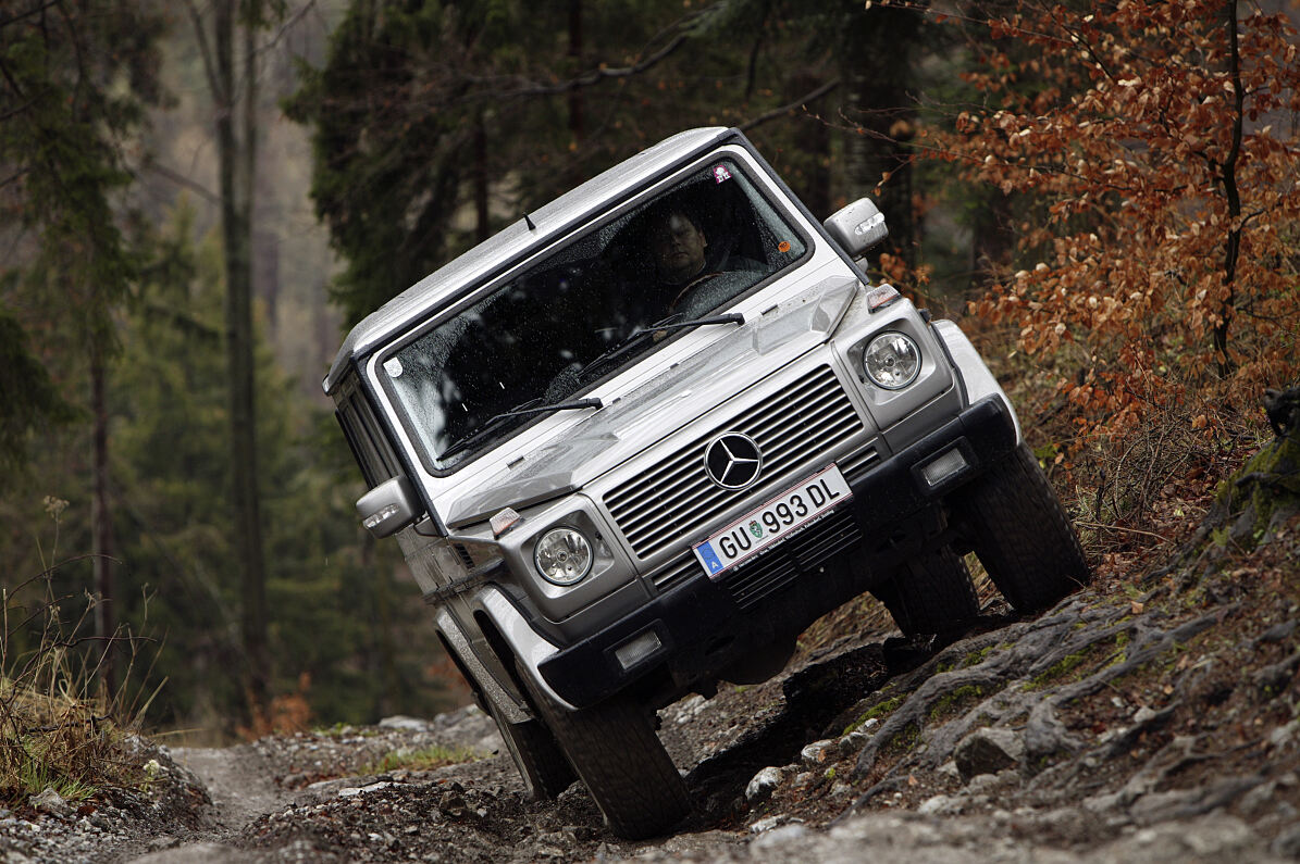 Mercedes-Benz G 270 CDI (W 463), vorgestellt auf der Internationalen Automobil-Ausstellung in Frankfurt am Main 2001. 