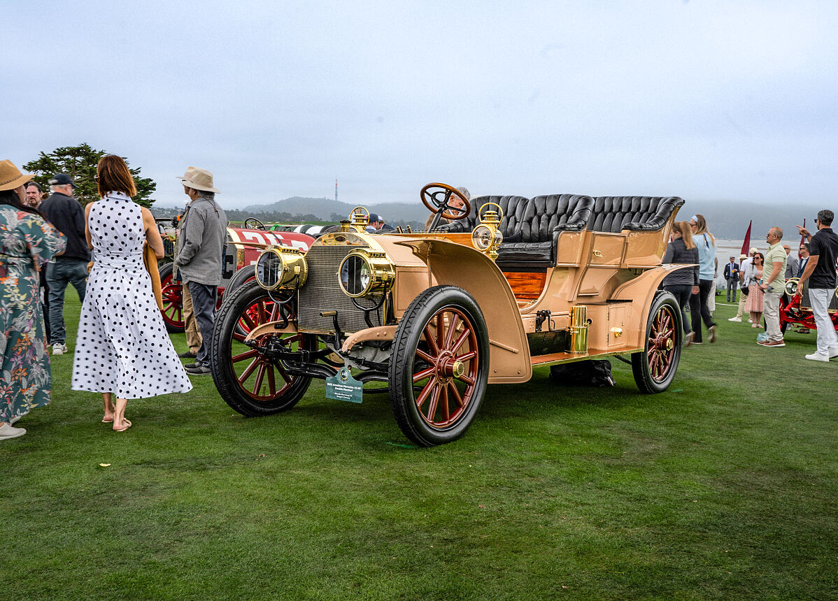 Amerikas erster Mercedes nach mehr als 120 Jahren zurück in den USA: „American Mercedes“ von 1905 beim Pebble Beach Concours d’Elegance 2026. Foto: David Stegmaier.