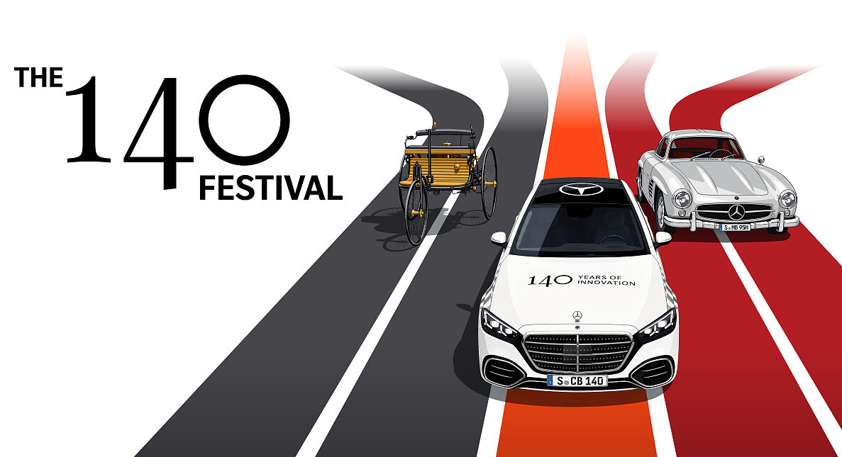 „The 140 Festival“: Am 17.18. Oktober 2026 feiert Mercedes Benz Heimkehr der neuen S-Klasse von ihrer Welttour „140 Years. 140 Places“.