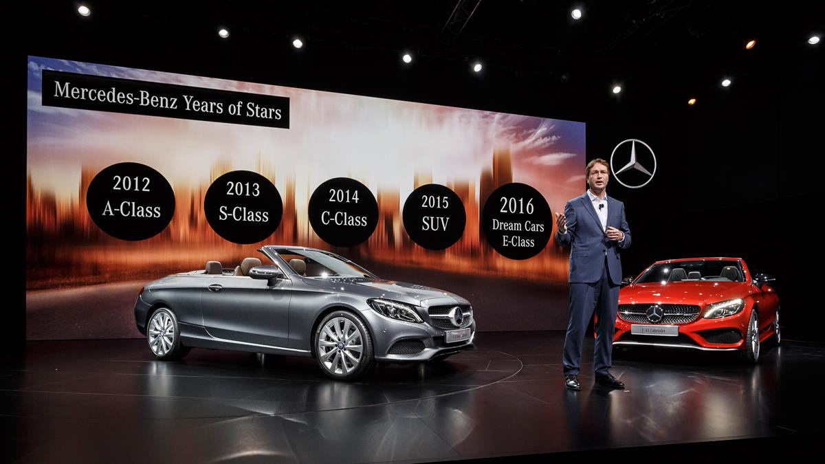 Mercedes-Benz Cars auf dem Internationalen Automobil-Salon Genf 2016