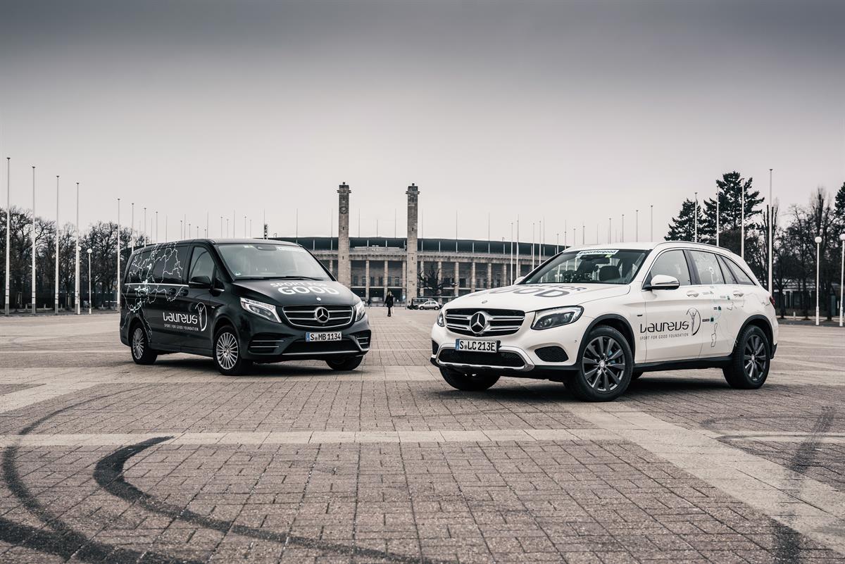 Mercedes-Benz startet Laureus Sport for Good Tour 2017 - Reise unter einem guten Stern 