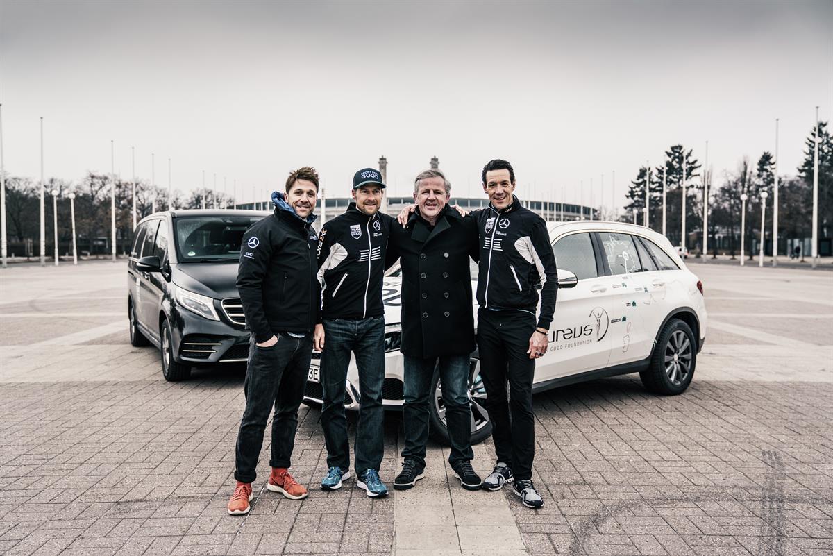 Mercedes-Benz startet Laureus Sport for Good Tour 2017 - Reise unter einem guten Stern 