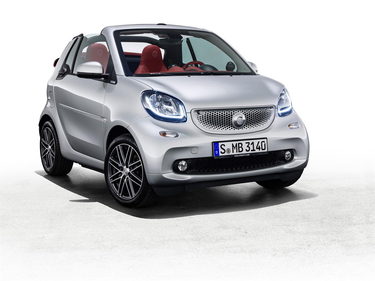smart mit zwei Sondermodellen auf dem Genfer Automobilsalon 2017 - Vorhang auf für BRABUS edition #2 und crosstown