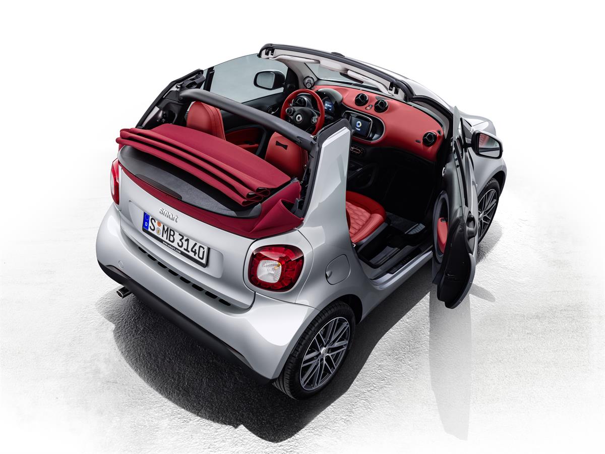 smart mit zwei Sondermodellen auf dem Genfer Automobilsalon 2017 - Vorhang auf für BRABUS edition #2 und crosstown