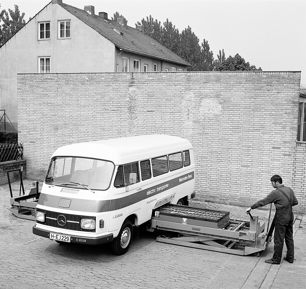 Debüt des Elektrotransporters Mercedes-Benz LE 306 vor 45 Jahren - Zukunft unter Strom im Jahr 1972
