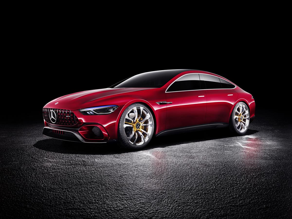 AMG Future Performance: Sportwagen-Marke präsentiert Hybrid-Showcar  - Mercedes-AMG GT Concept – Driving Performance der Zukunft 