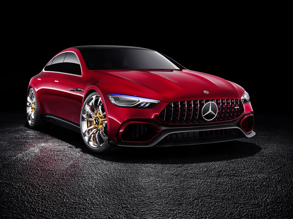 AMG Future Performance: Sportwagen-Marke präsentiert Hybrid-Showcar  - Mercedes-AMG GT Concept – Driving Performance der Zukunft 