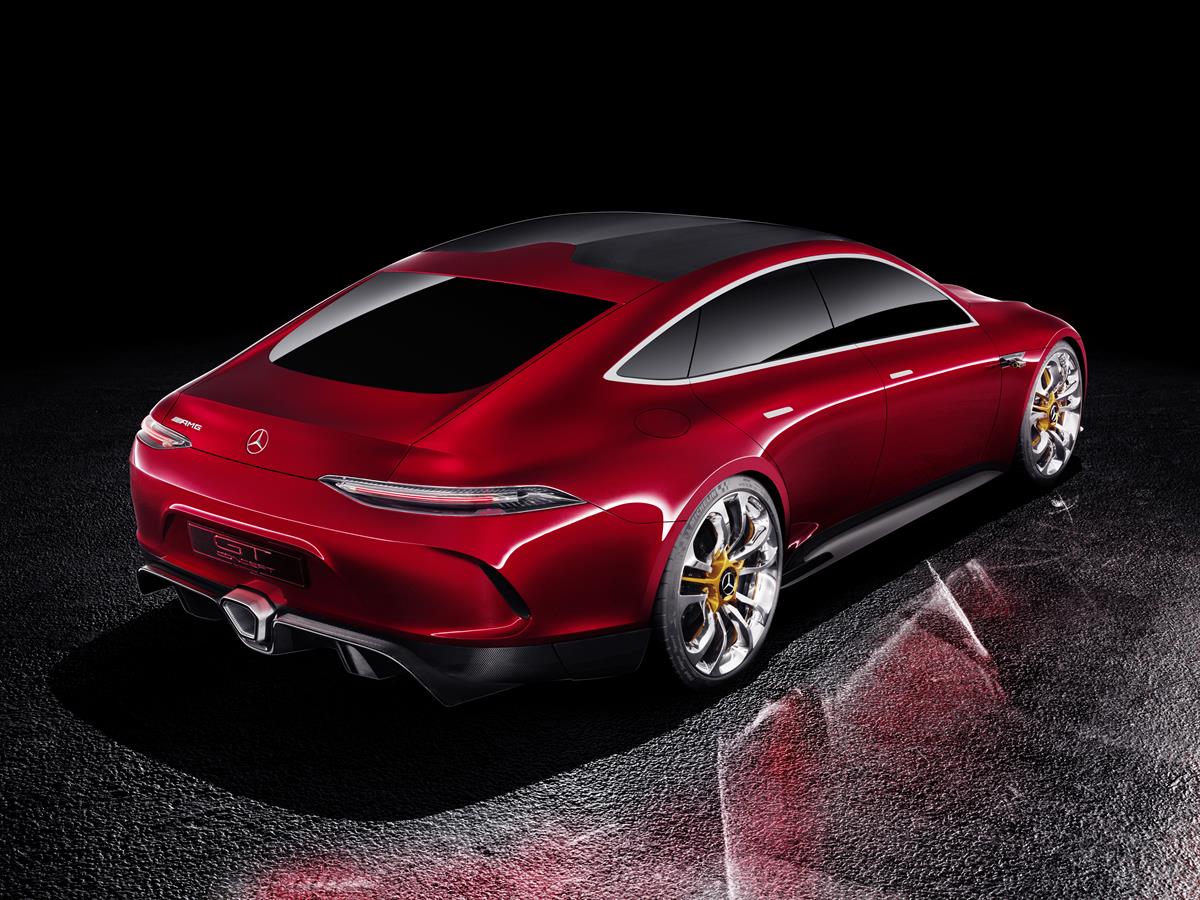 AMG Future Performance: Sportwagen-Marke präsentiert Hybrid-Showcar  - Mercedes-AMG GT Concept – Driving Performance der Zukunft 