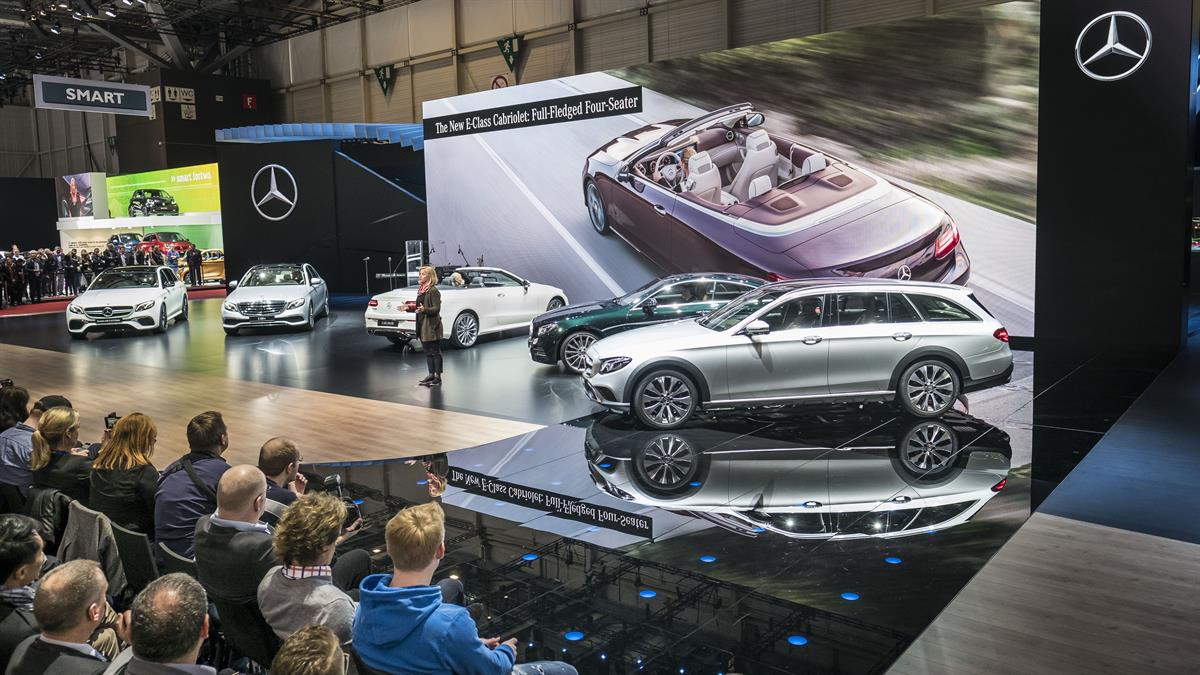 Mercedes-Benz Cars auf dem Internationalen Automobil-Salon Genf 2017 - Große Bühne für Sportlichkeit und Eleganz