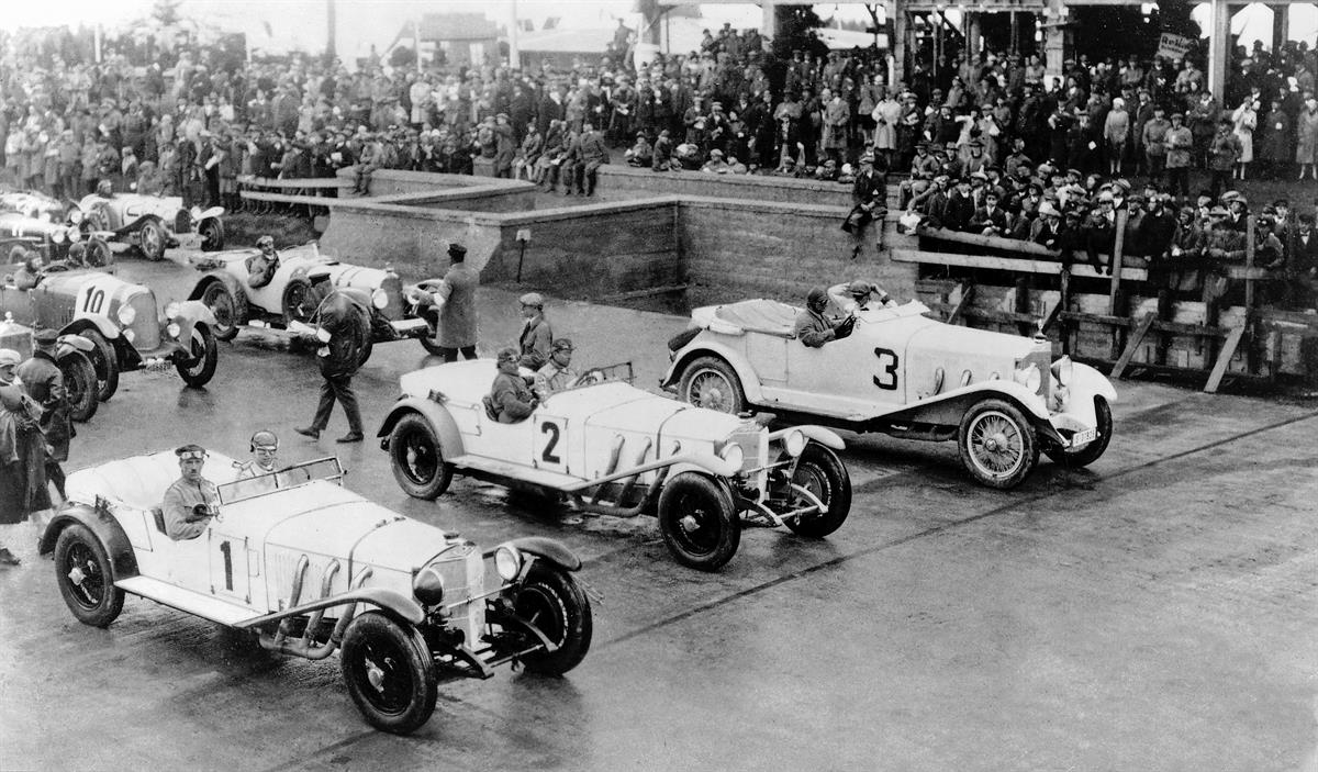 Mercedes-Benz Typ S – der erste der „Weißen Elefanten“ - Debüt vor 90 Jahren mit einem Sieg auf dem Nürburgring