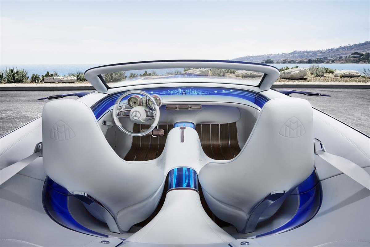 Studie eines extravaganten Cabriolets der Luxusklasse - Luxuriöse Offenbarung: Vision Mercedes-Maybach 6 Cabriolet
