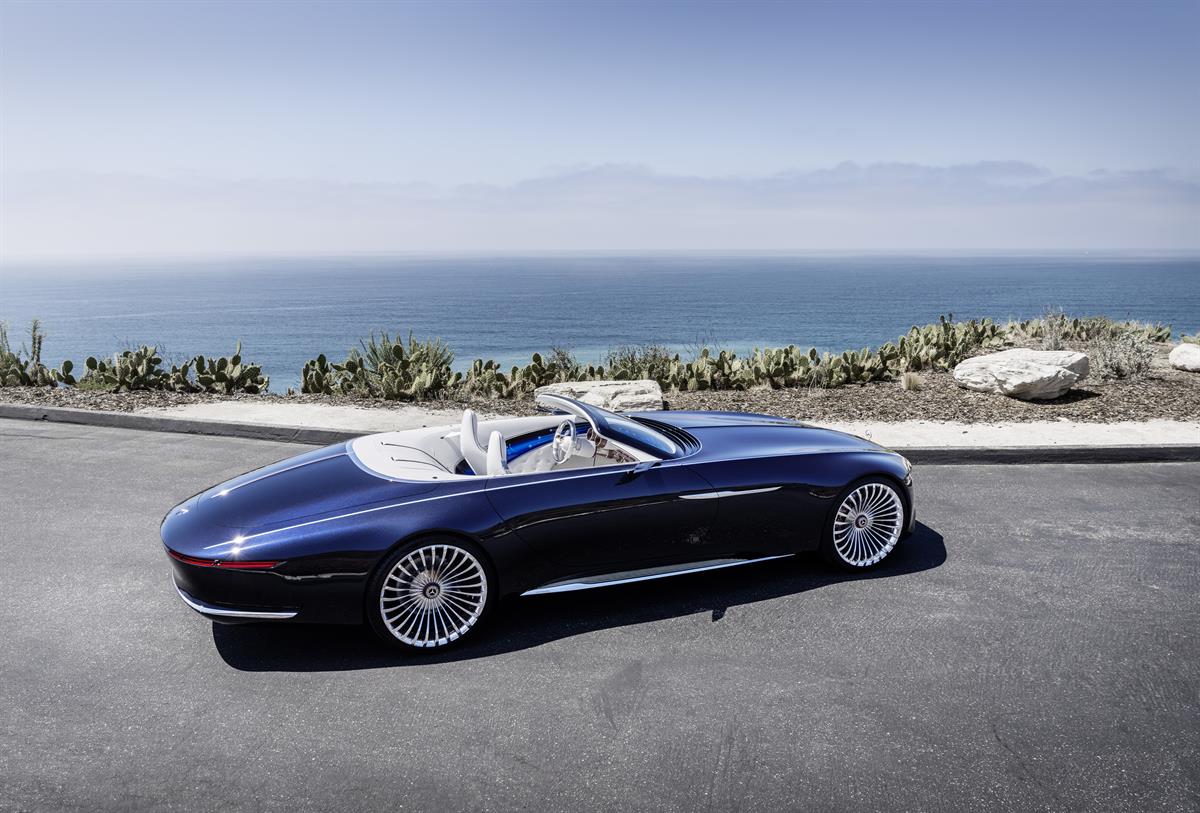 Studie eines extravaganten Cabriolets der Luxusklasse - Luxuriöse Offenbarung: Vision Mercedes-Maybach 6 Cabriolet