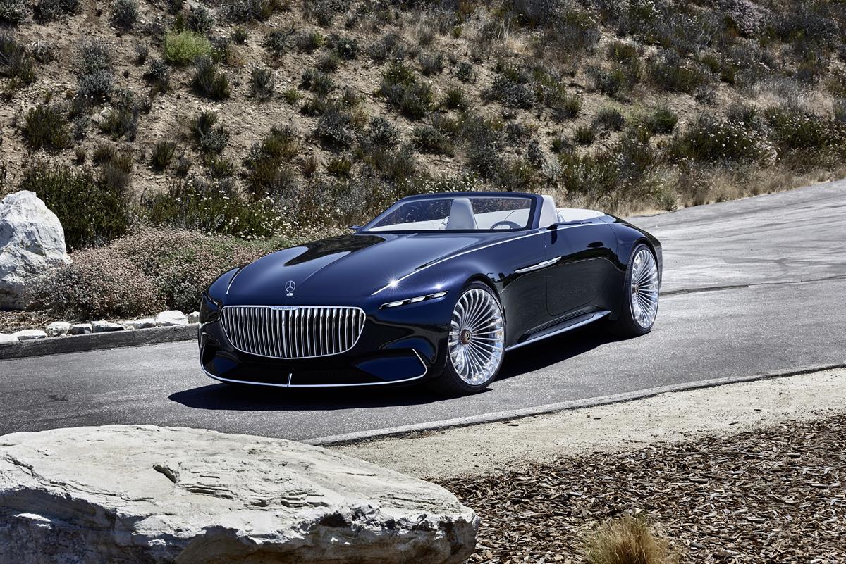 Studie eines extravaganten Cabriolets der Luxusklasse - Luxuriöse Offenbarung: Vision Mercedes-Maybach 6 Cabriolet