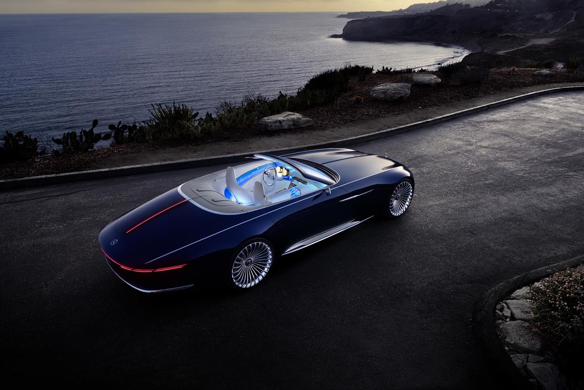 Studie eines extravaganten Cabriolets der Luxusklasse - Luxuriöse Offenbarung: Vision Mercedes-Maybach 6 Cabriolet