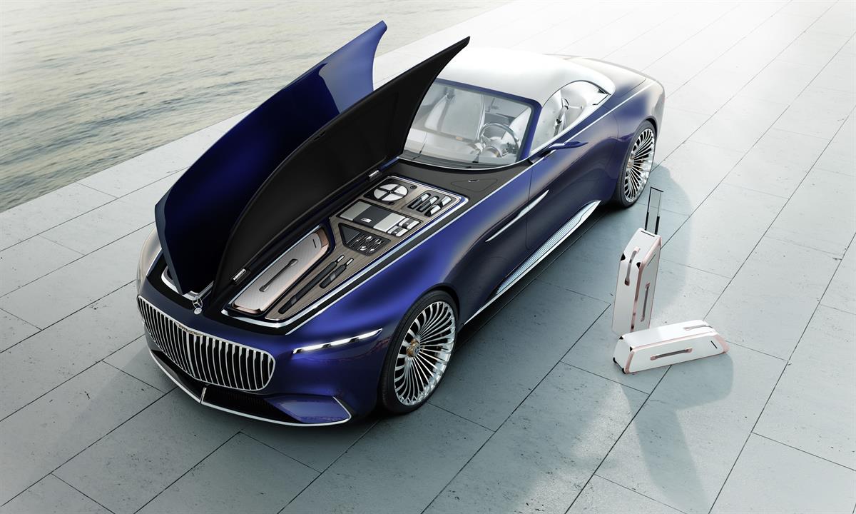 Studie eines extravaganten Cabriolets der Luxusklasse - Luxuriöse Offenbarung: Vision Mercedes-Maybach 6 Cabriolet