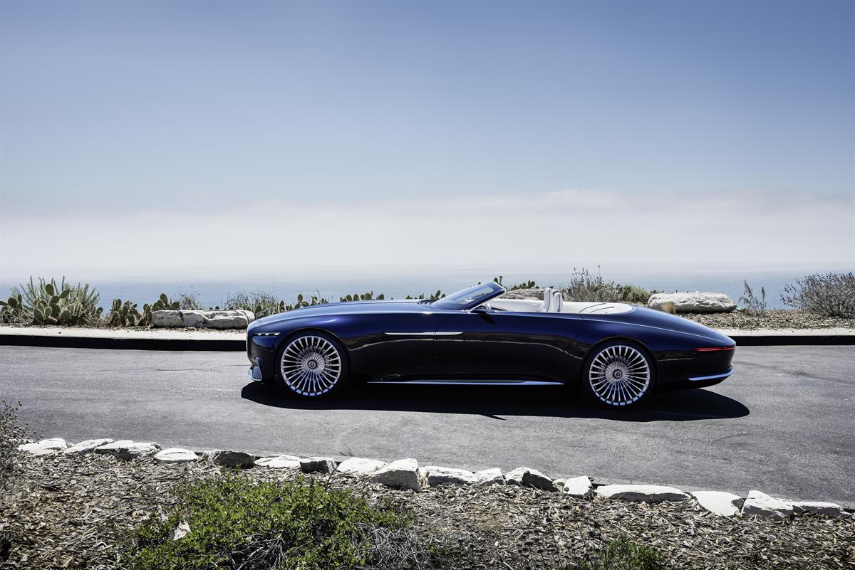 Studie eines extravaganten Cabriolets der Luxusklasse - Luxuriöse Offenbarung: Vision Mercedes-Maybach 6 Cabriolet