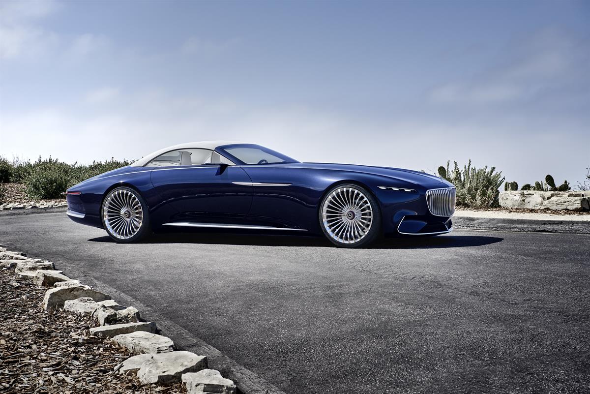 Studie eines extravaganten Cabriolets der Luxusklasse - Luxuriöse Offenbarung: Vision Mercedes-Maybach 6 Cabriolet