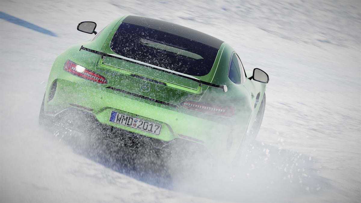 Project CARS 2 – Virtuell über den Eissee fahren lernen - Mercedes-Benz Driving Events erstmals in einem PC- und Video-Spiel erleben