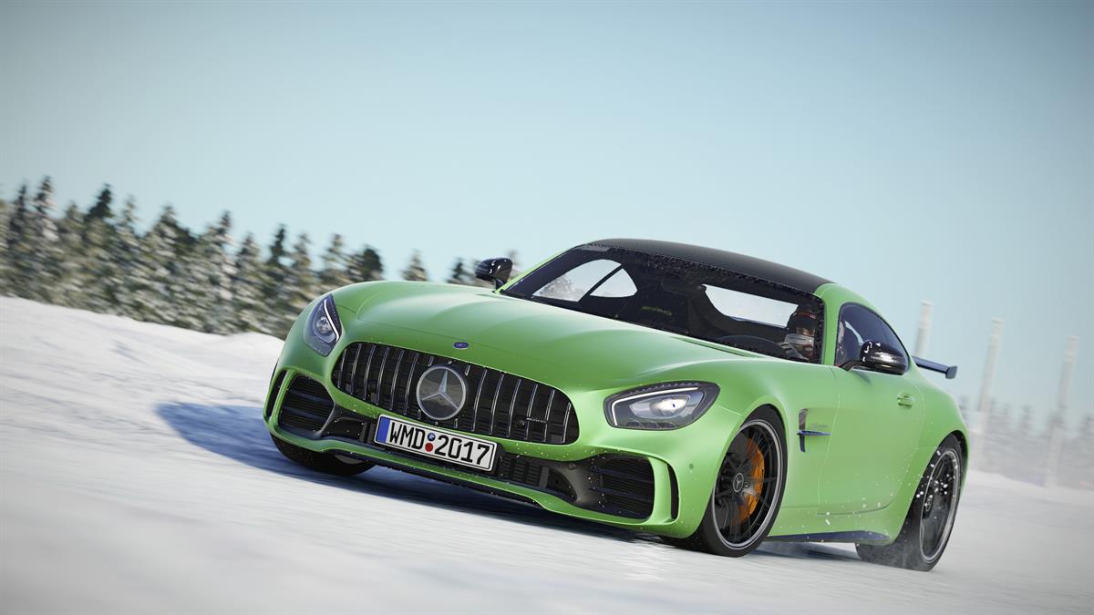 Project CARS 2 – Virtuell über den Eissee fahren lernen - Mercedes-Benz Driving Events erstmals in einem PC- und Video-Spiel erleben