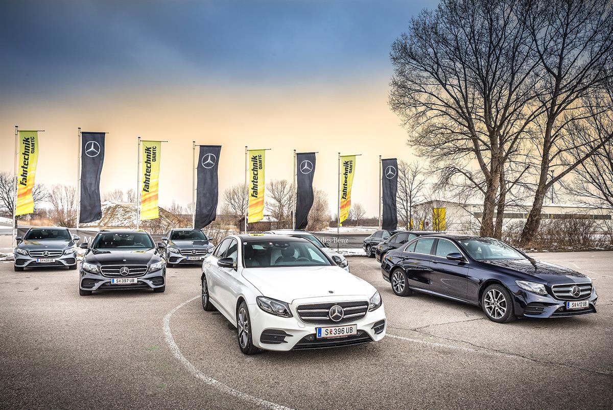 25 Mercedes-Benz E-Klassen für ÖAMTC Fahrtechnik in Teesdorf übergeben