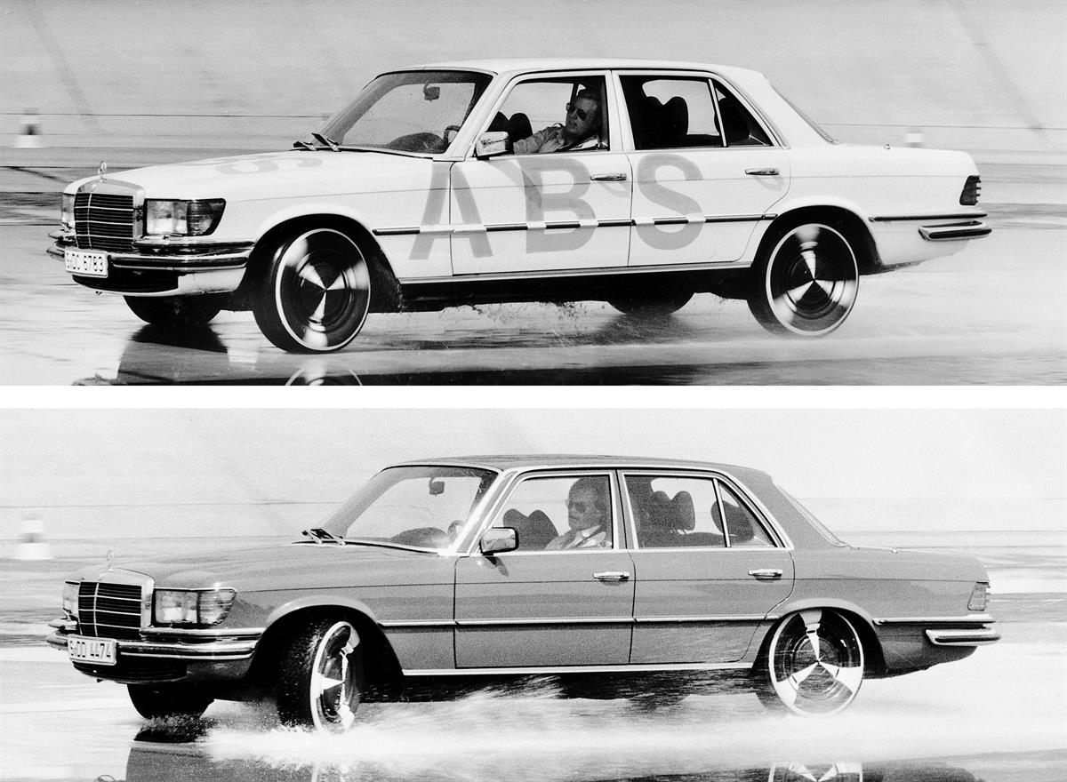 ABS Weltpremiere 1978 in der Mercedes-Benz S-Klasse