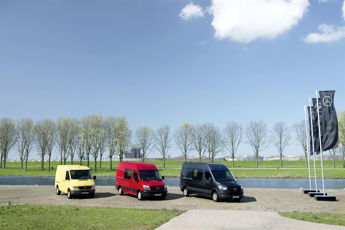 25 Jahre Innovation: der Mercedes-Benz Sprinter feiert Geburtstag