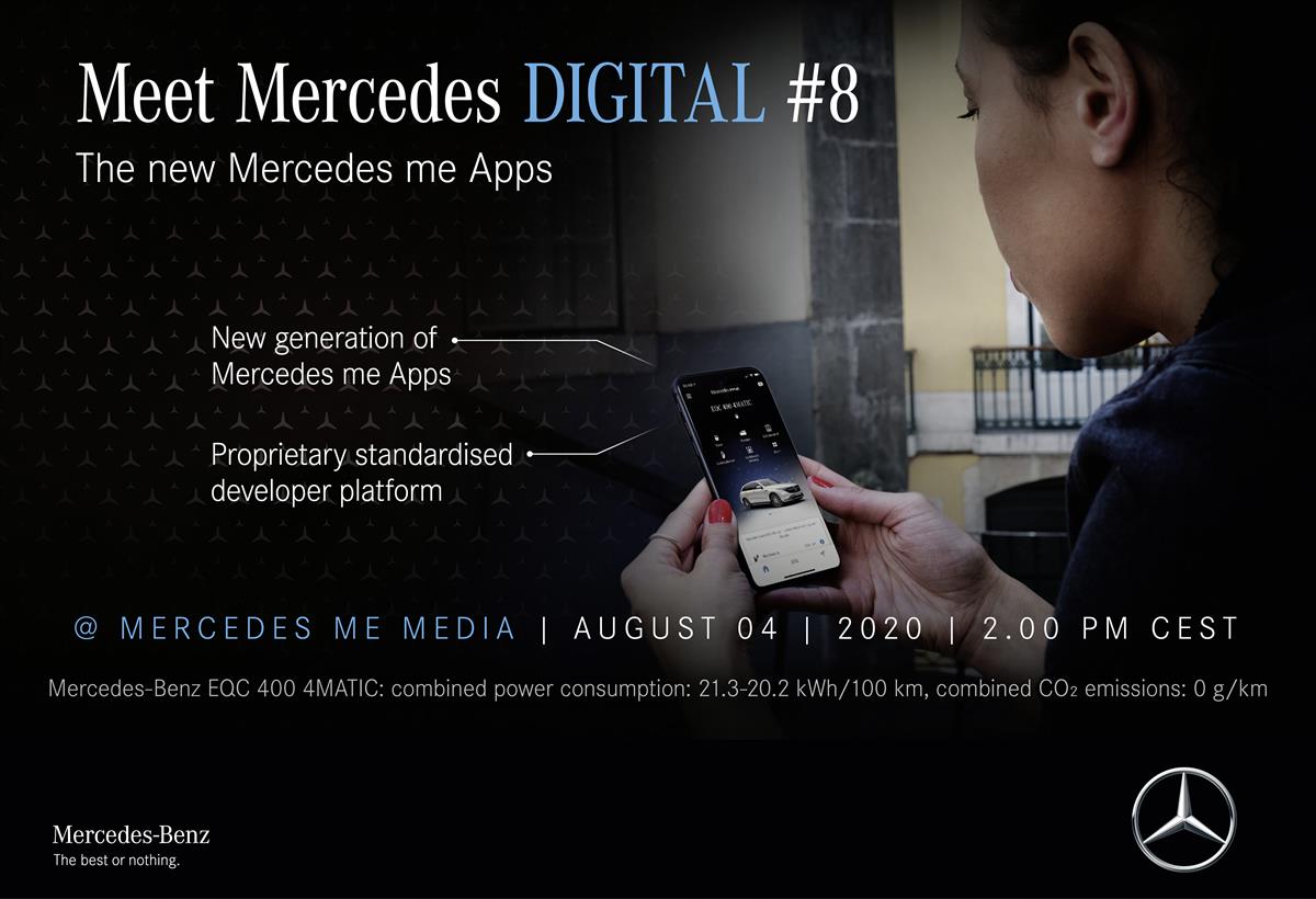 Von der App zum digitalen Ökosystem: Die neue Generation der Mercedes me Apps geht an den Start