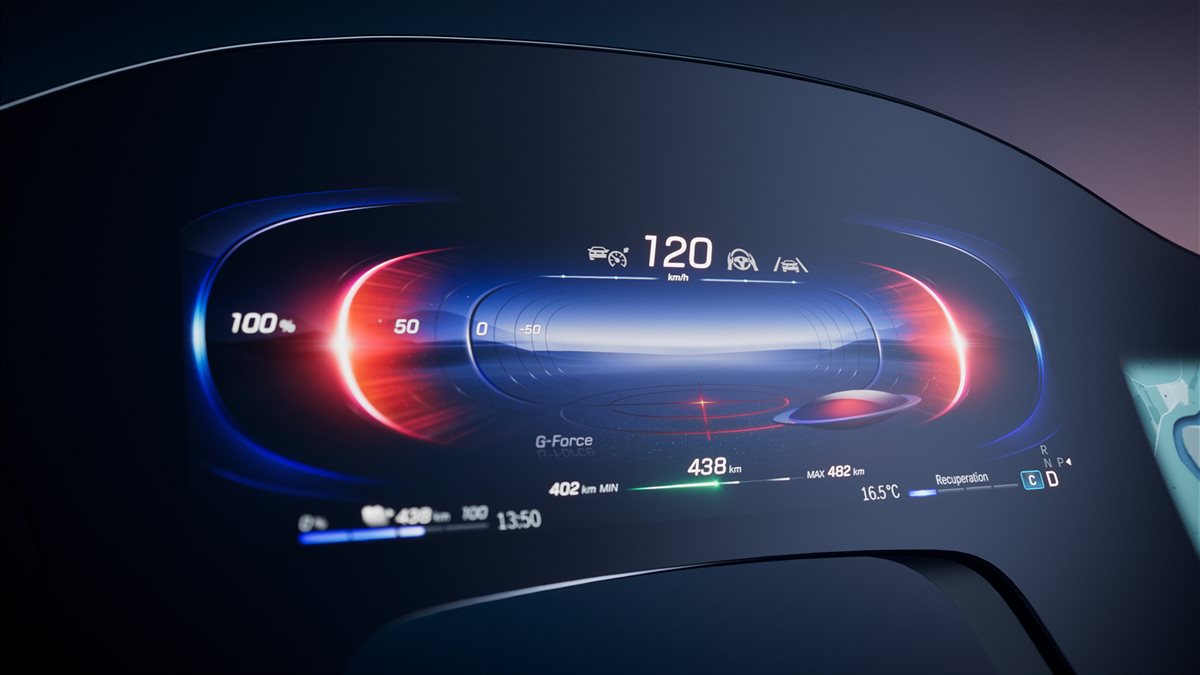 EQS mit einzigartigem MBUX Hyperscreen ganz großes Auto-Kino. Ein Assistent für Fahrer und Beifahrer, der dank künstlicher Intelligenz ständig dazu lernt