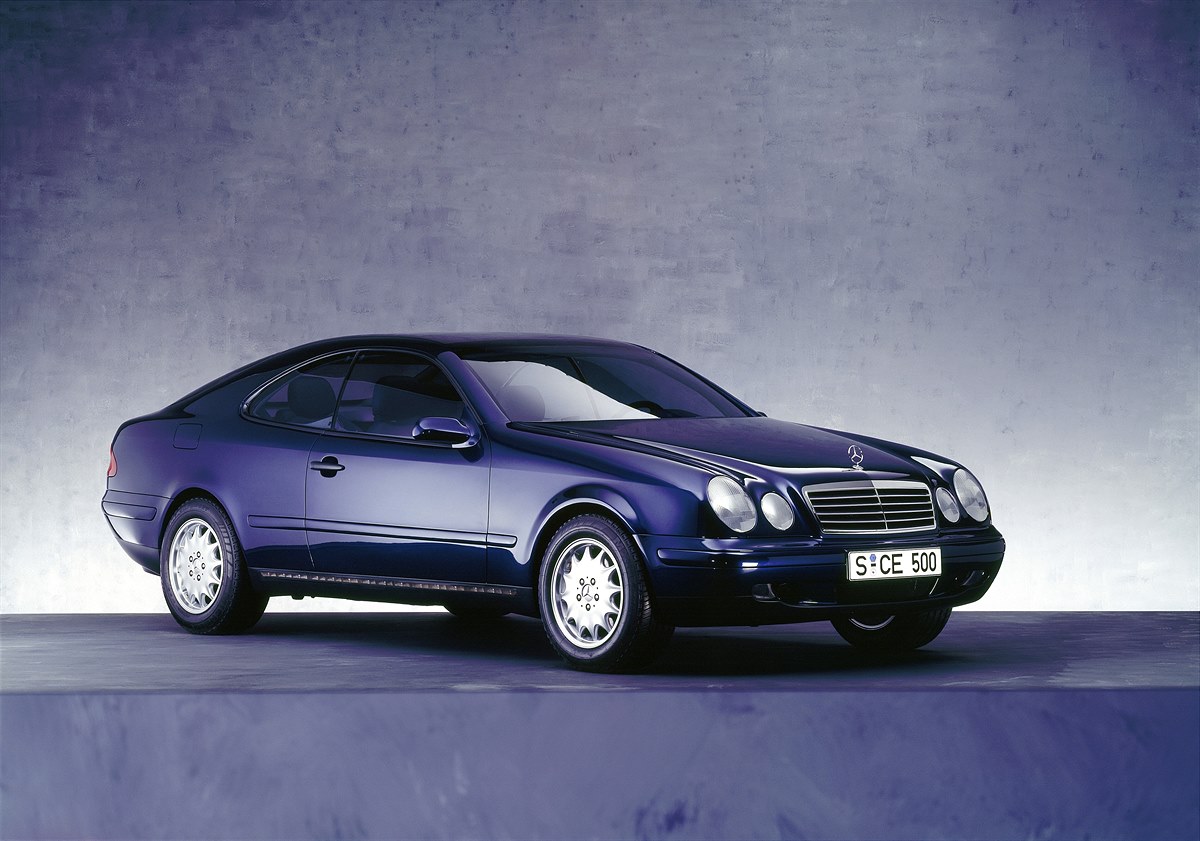 Coupé-Premiere im Januar 1997: Mercedes-Benz CLK der Baureihe 208 013