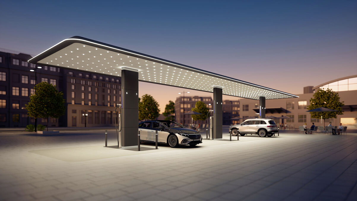 Mercedes-Benz startet in Nordamerika mit dem Aufbau eines eigenen globalen High Power Charging Netzwerks