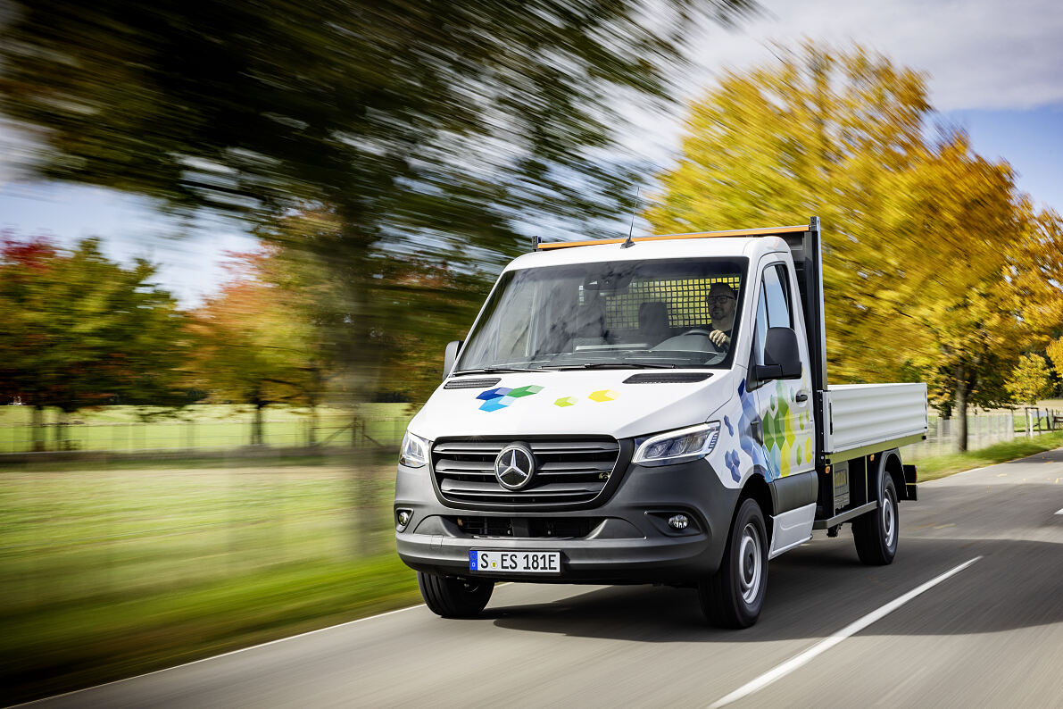 Der neue eSprinter: der vielseitigste und effizienteste Mercedes Benz eVan aller Zeiten