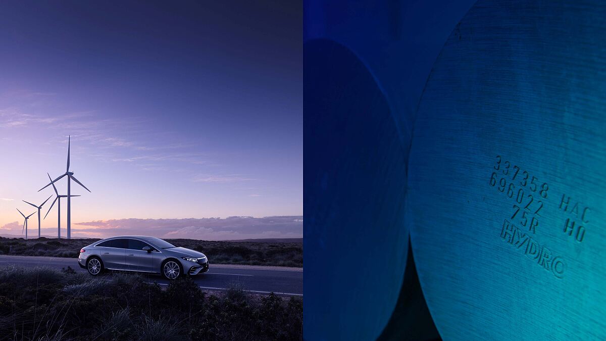 Mercedes-Benz AG bringt Aluminium mit fast 70 Prozent CO2-Reduktion in Serie
