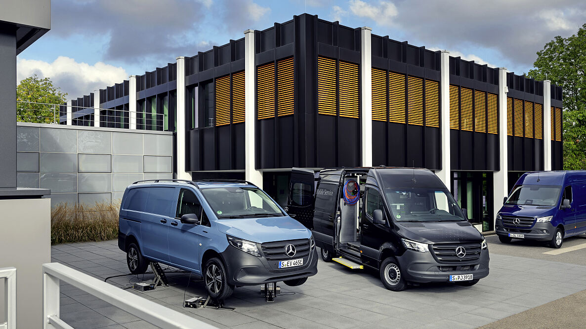 Mercedes-Benz Vans bringt die Werkstatt zum Kunden 