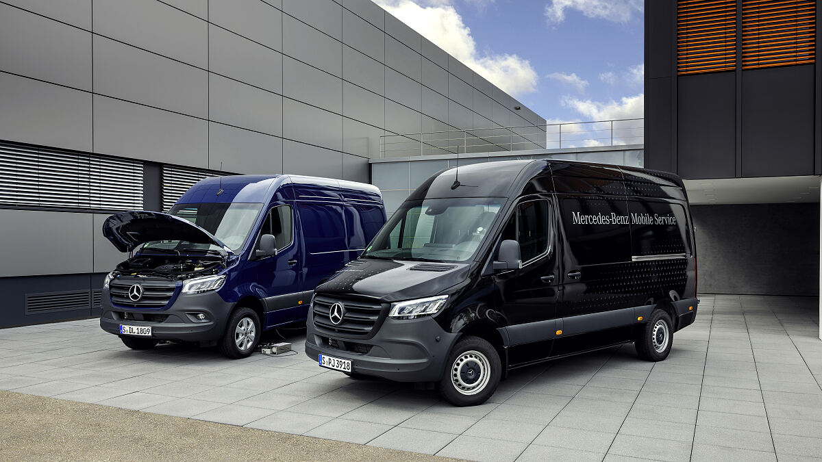 Mercedes-Benz Vans bringt die Werkstatt zum Kunden 