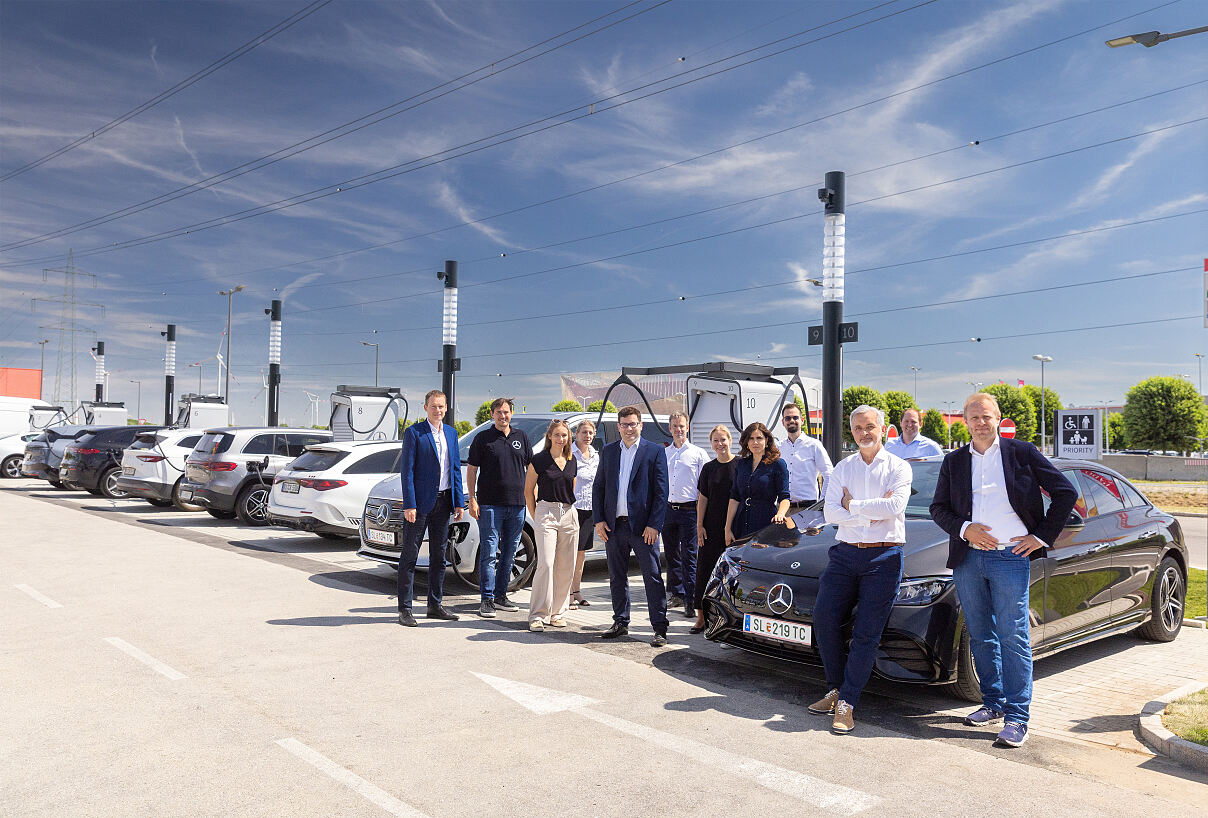 MB Charging Hub Eröffnung Parndorf